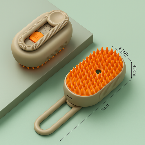 PurrMist™ 3-in-1 Steam Pet Brush
